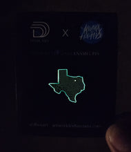 Metroplex Flex glow-in-the-dark Enamel Pin