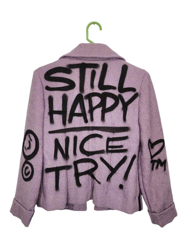 STILL HAPPY NICE TRY Blazer