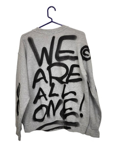 WE ARE ALL ONE Grey Sweatshirt