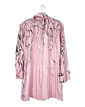 DRIP PATTERN Pink Trench