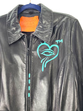 KEEP GOING + STAY HUMAN Leather Coat