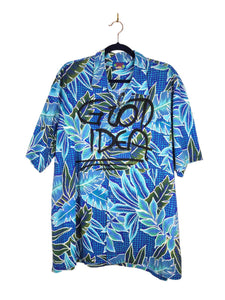 GOOD IDEA Hawaiian Style Shirt in Blue