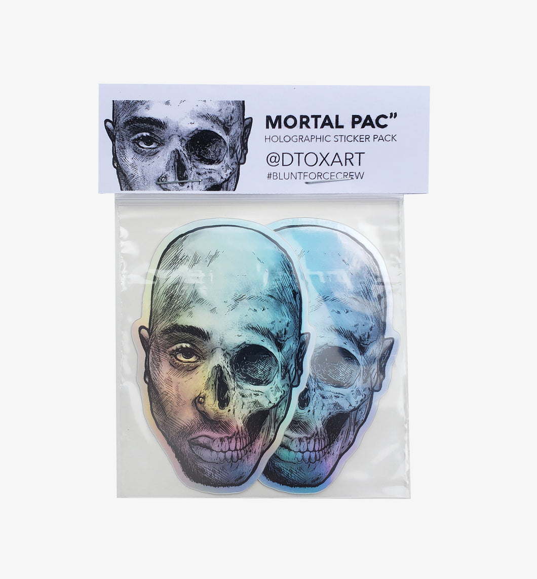 Mortal Pac Hologram Sticker